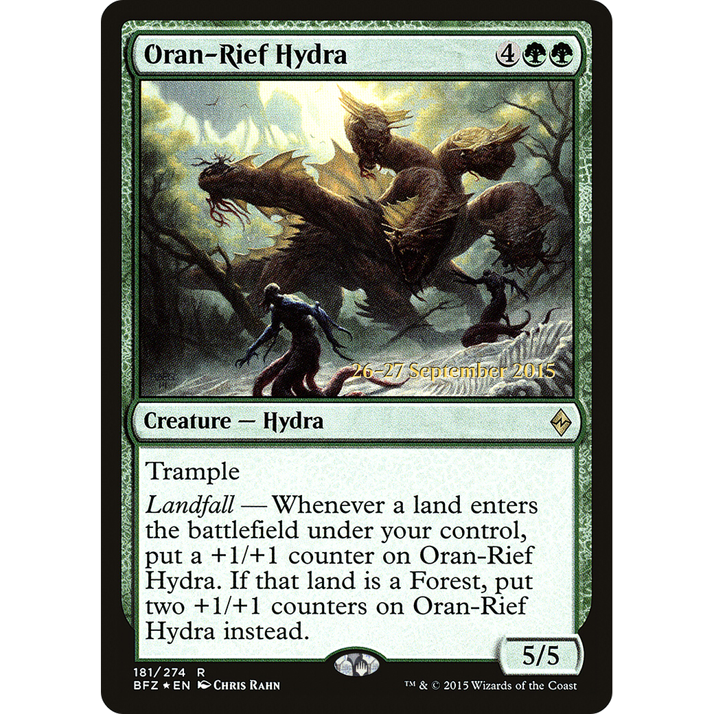 Oran-Rief Hydra (PRE-181) - Battle for Zendikar Promos Foil