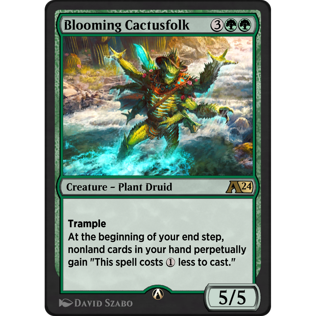 Blooming Cactusfolk (YOTJ-016) - Alchemy: Outlaws of Thunder Junction