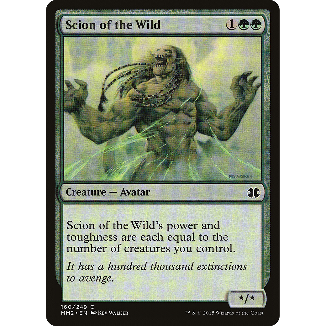Scion of the Wild (MM2-160) - Modern Masters 2015 Foil