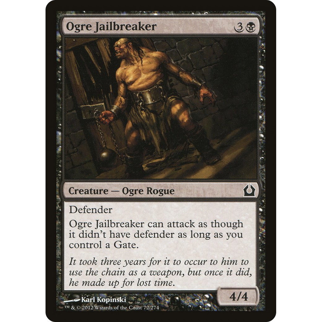 Ogre Jailbreaker (RTR-072) - Return to Ravnica Foil