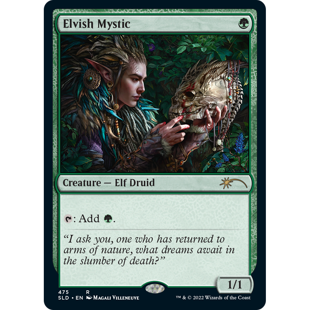 Elvish Mystic (475) (SLD-475) - Secret Lair Drop Foil