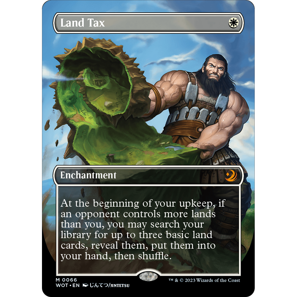 Land Tax (WOT-066) - Wilds of Eldraine: Enchanting Tales (Borderless) Foil
