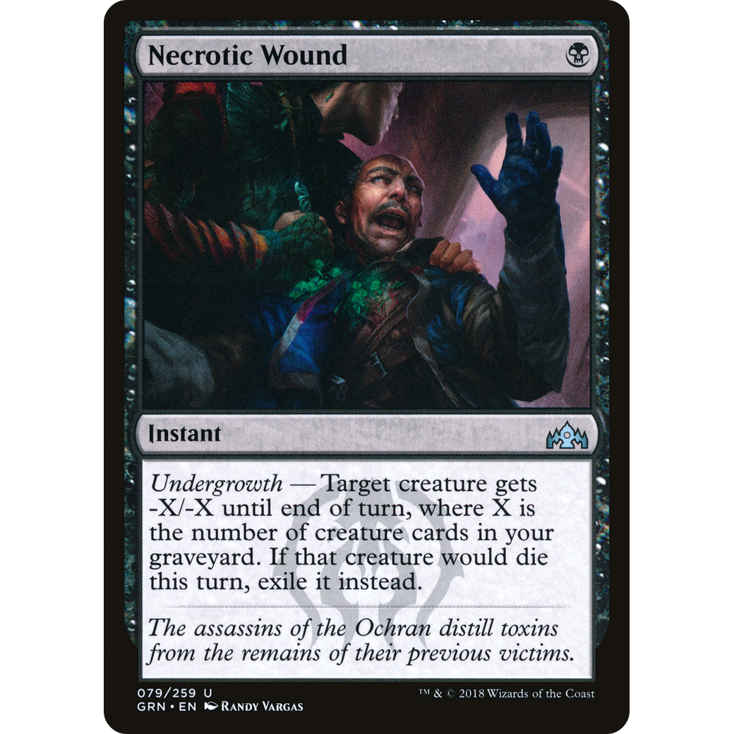 Necrotic Wound (GRN-079) - Guilds of Ravnica