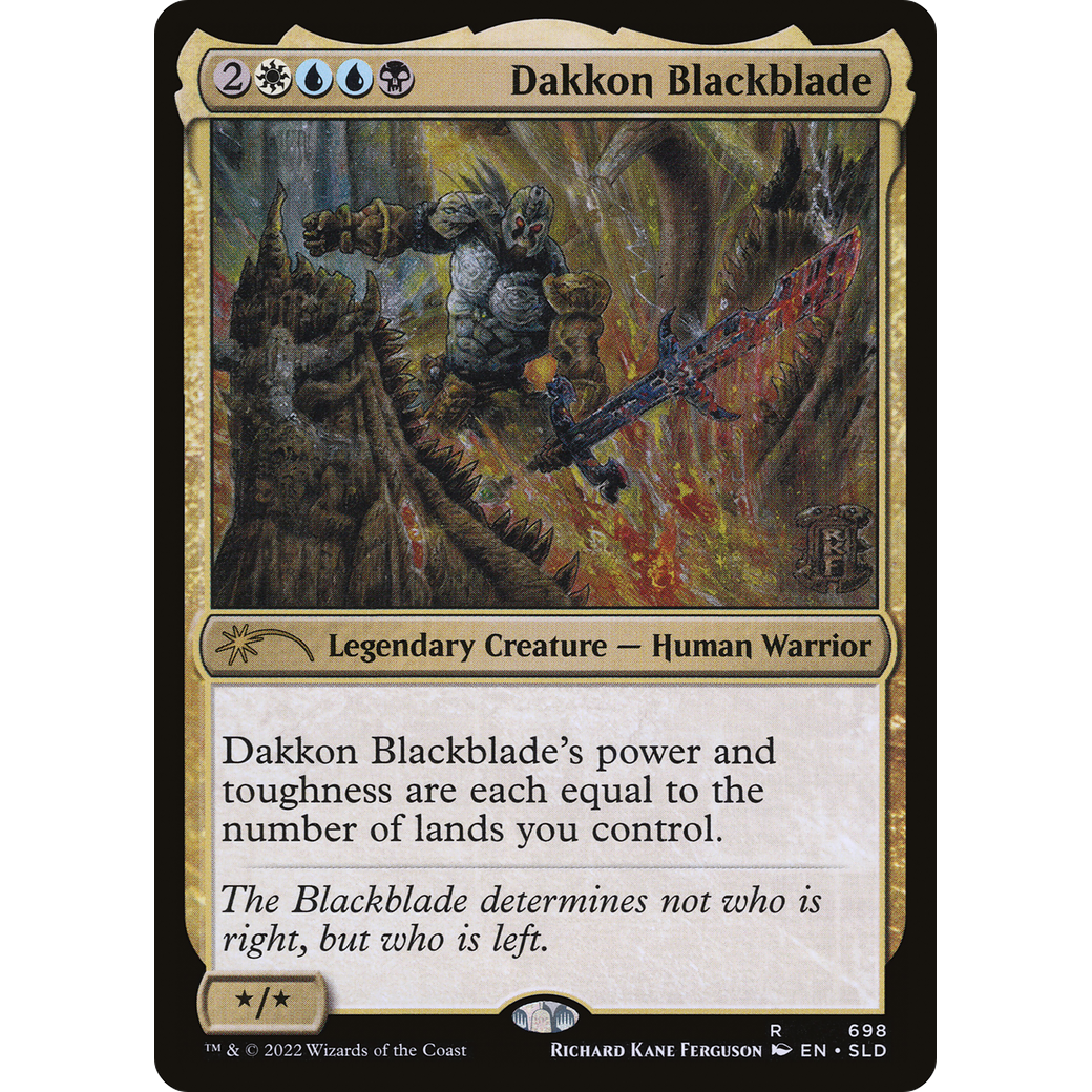 Dakkon Blackblade (SLD-698) - Secret Lair Drop