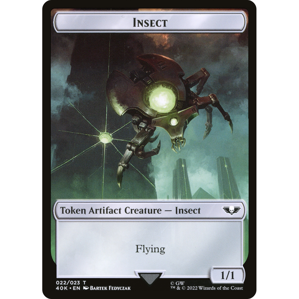 Insect (T40K-022) - Warhammer 40,000 Tokens