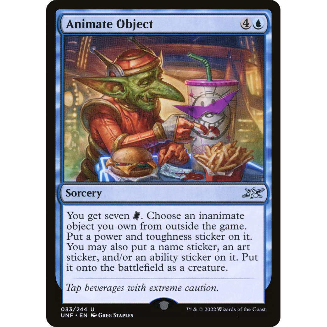 Animate Object (UNF-033) - Unfinity Foil