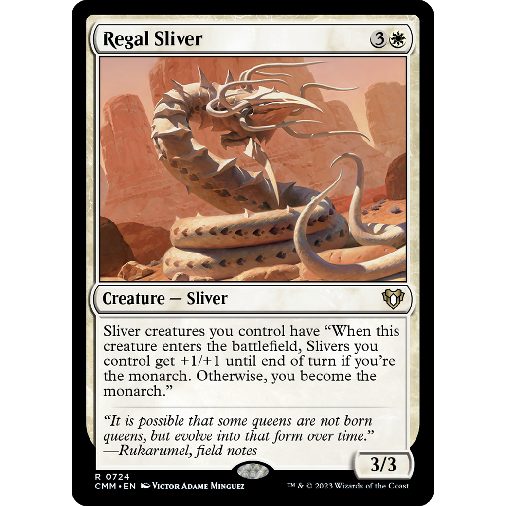 Regal Sliver (CMM-724) - Commander Masters
