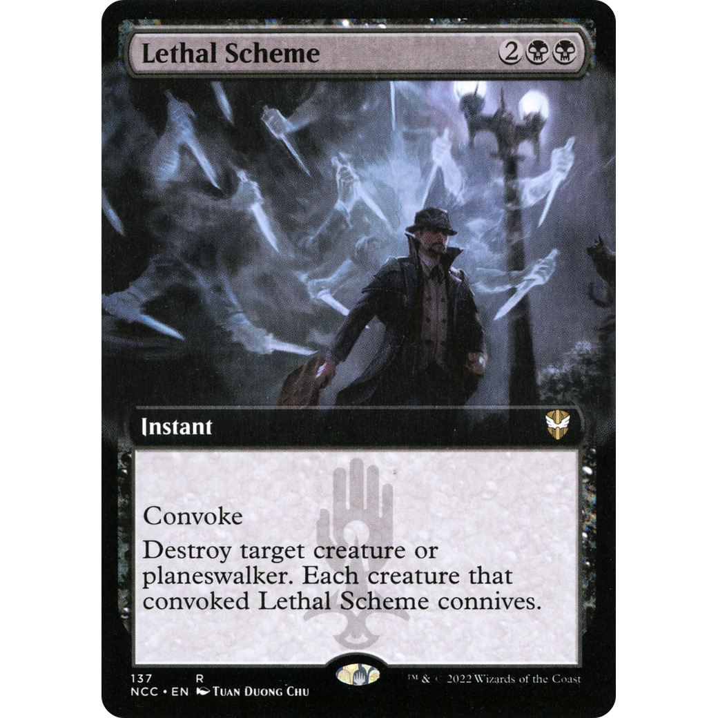 Lethal Scheme (Extended Art) (NCC-137) - New Capenna Commander: (Extended Art)
