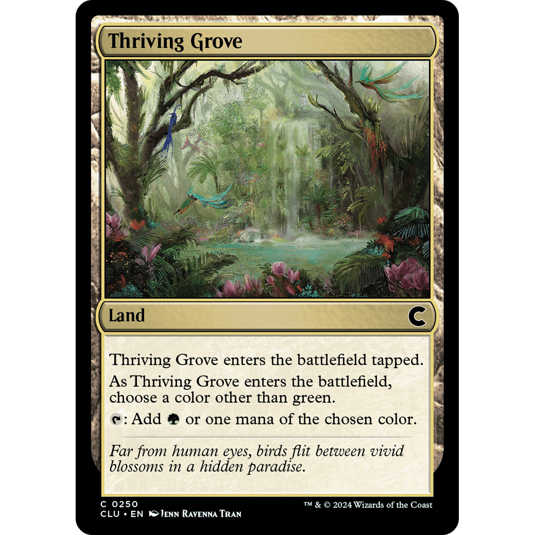 Thriving Grove (CLU-250) - Ravnica: Clue Edition