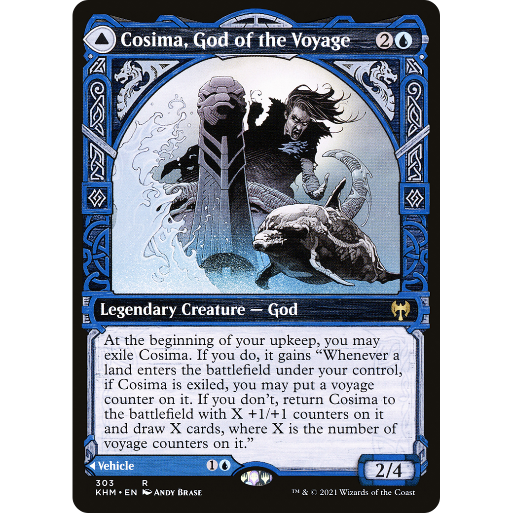Cosima, God of the Voyage (Showcase) (KHM-303) - Kaldheim: (Showcase)