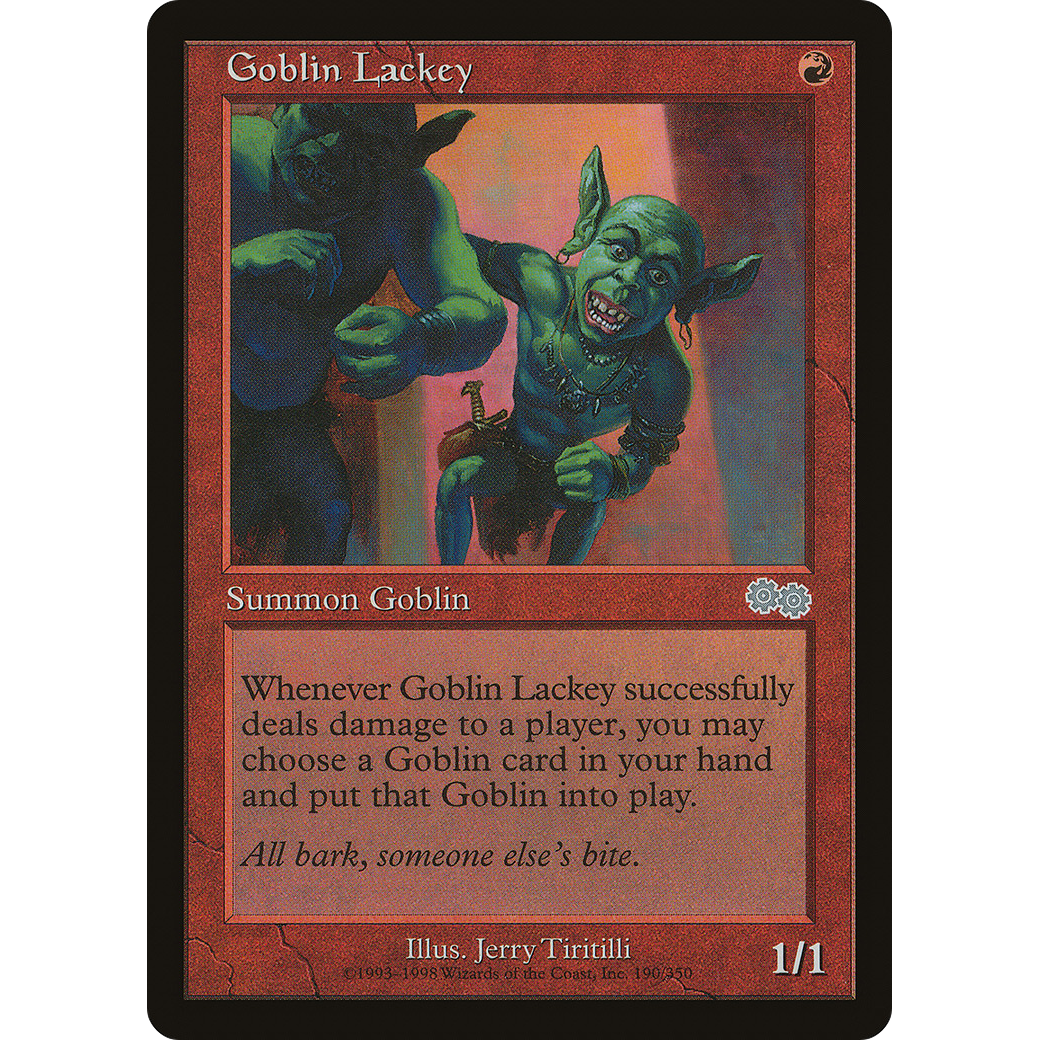Goblin Lackey (USG-190) - Urza's Saga