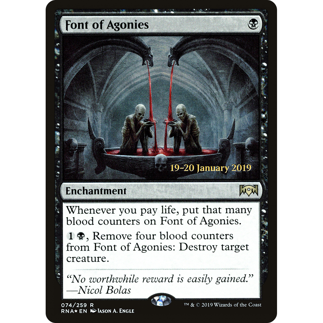 Font of Agonies (PRE-074) - Ravnica Allegiance Promos Foil
