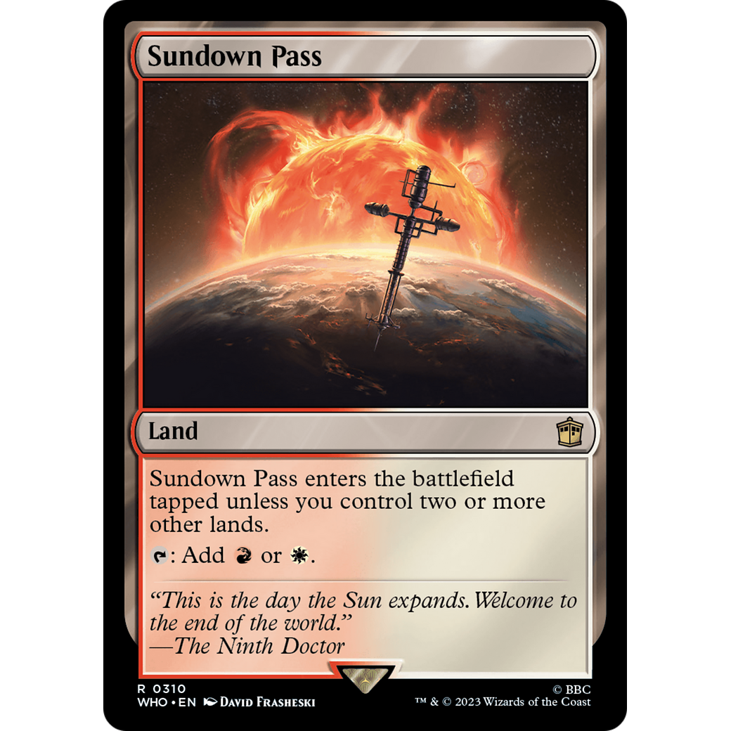 Sundown Pass (WHO-310) - Doctor Who