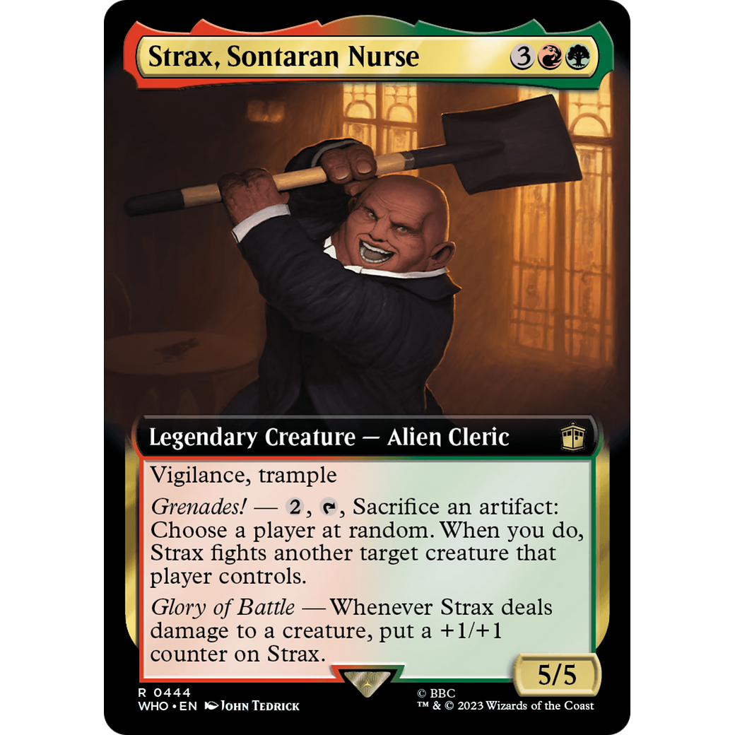 Strax, Sontaran Nurse (Extended Art) (WHO-444) - Doctor Who: (Extended Art) Foil