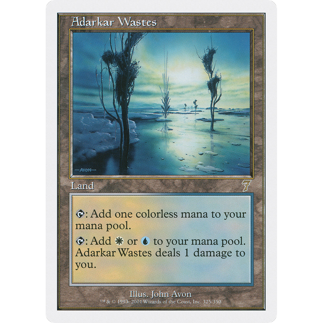 Adarkar Wastes (7ED-325) - 7th Edition