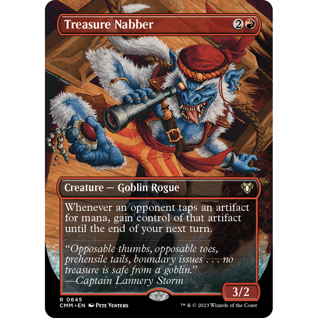 Treasure Nabber (CMM-645) - Commander Masters (Borderless)