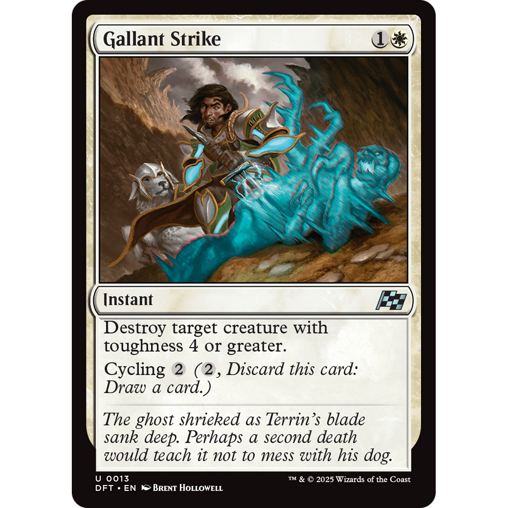 Gallant Strike (DFT-013) - Aetherdrift Foil
