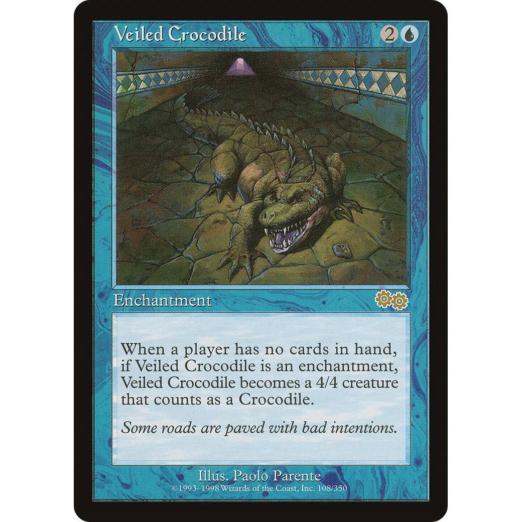 Veiled Crocodile (USG-108) - Urza's Saga