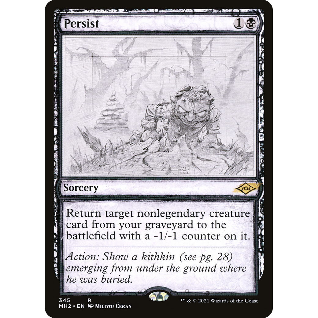 Persist (Showcase) (MH2-345) - Modern Horizons 2: (Showcase) Foil