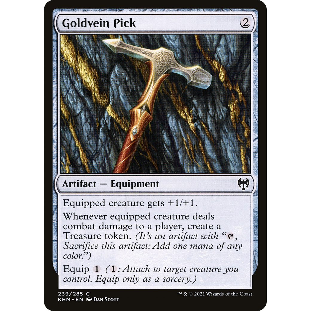 Goldvein Pick (KHM-239) - Kaldheim Foil
