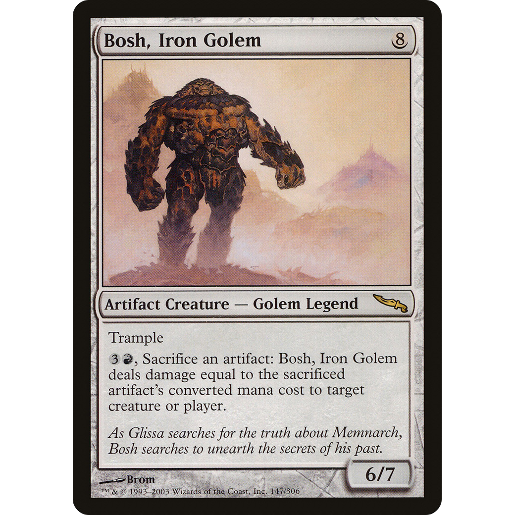 Bosh, Iron Golem (MRD-147) - Mirrodin Foil