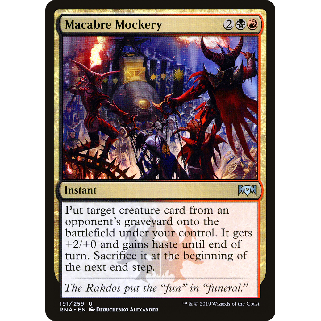 Macabre Mockery (RNA-191) - Ravnica Allegiance