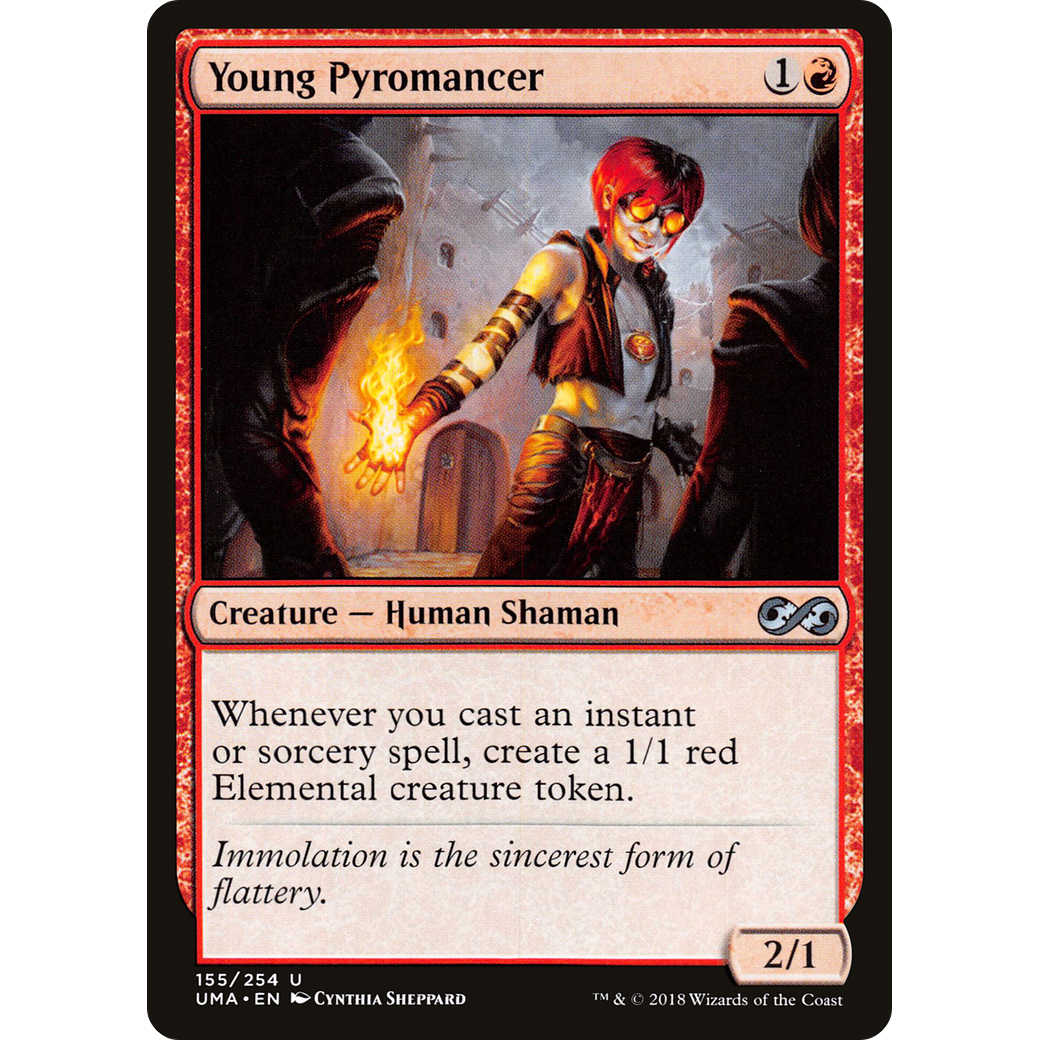 Young Pyromancer (UMA-155) - Ultimate Masters Foil
