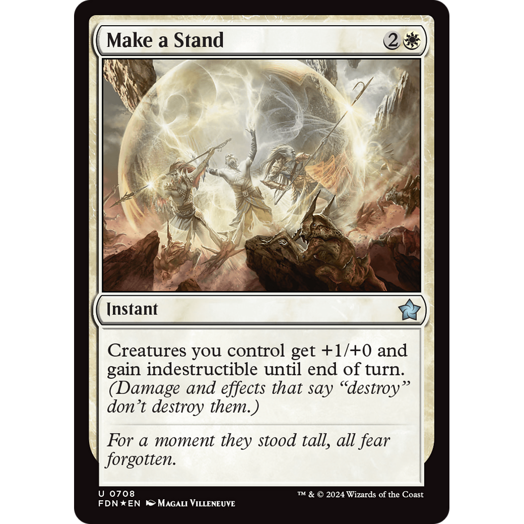 Make a Stand (FDN-708) - Foundations Foil
