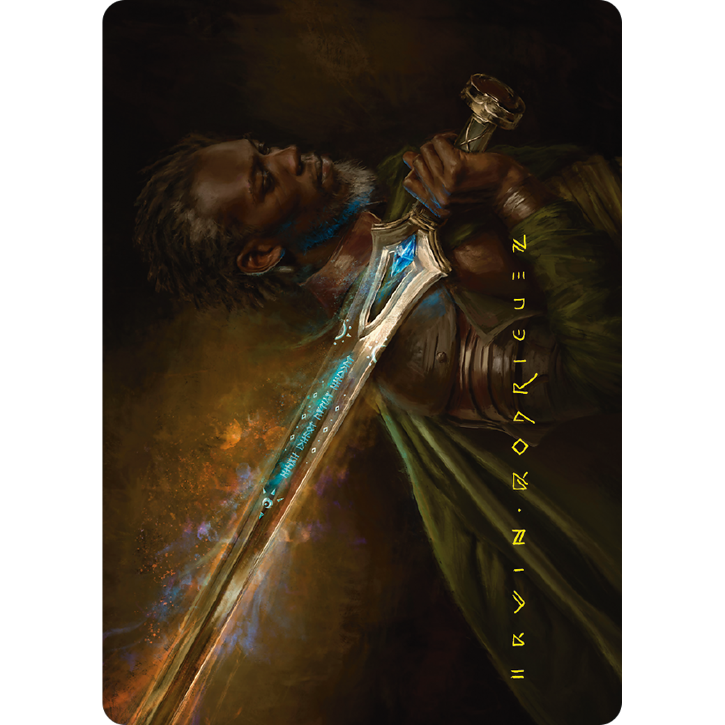 Andúril, Flame of the West // Andúril, Flame of the West (ALTR-028) - Tales of Middle-earth Art Series (Borderless) Foil