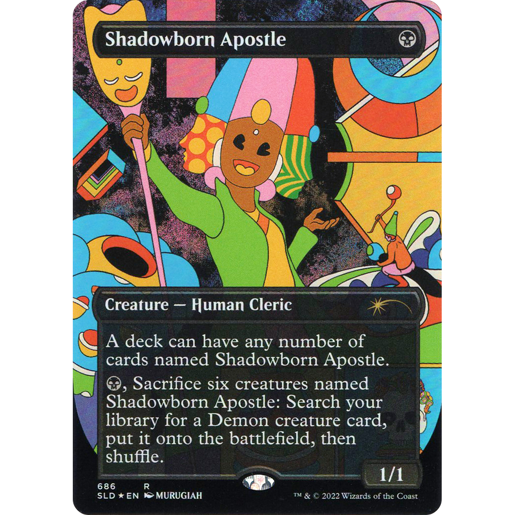 Shadowborn Apostle (686) (SLD-686) - Secret Lair Drop (Borderless) Foil