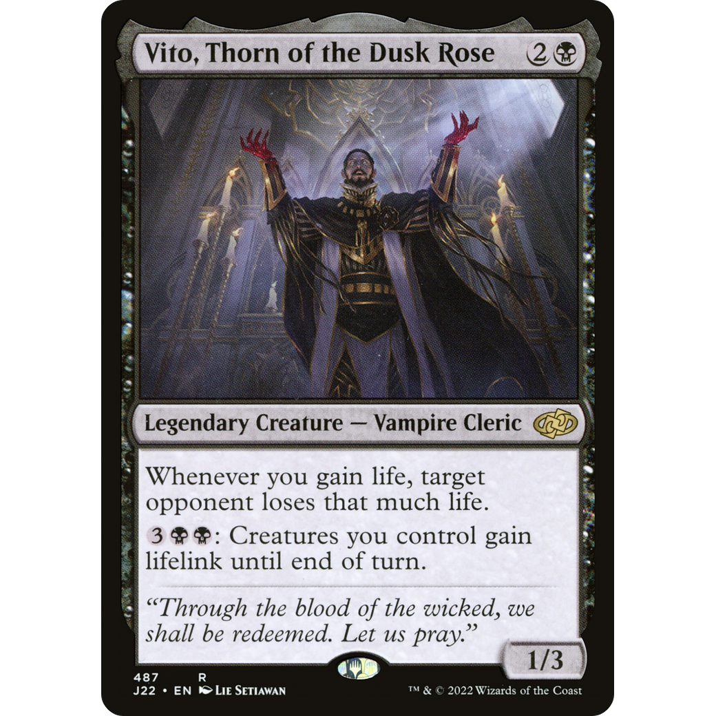 Vito, Thorn of the Dusk Rose (J22-487) - Jumpstart 2022