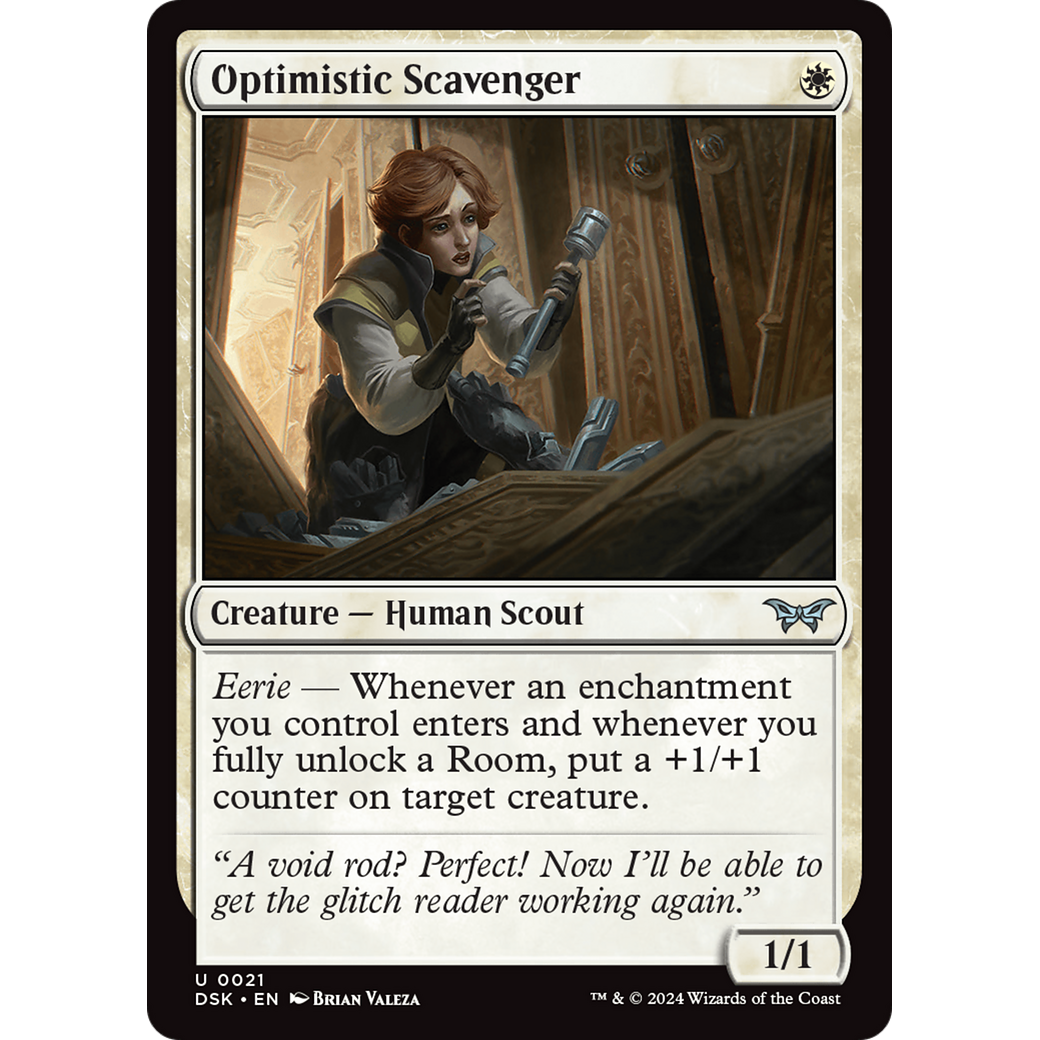 Optimistic Scavenger (DSK-021) - Duskmourn: House of Horror