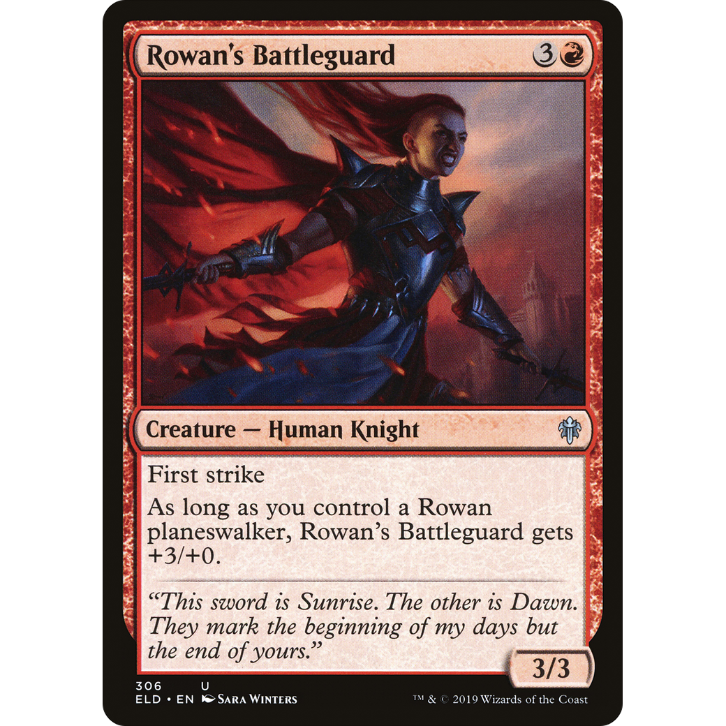 Rowan's Battleguard (ELD-306) - Throne of Eldraine