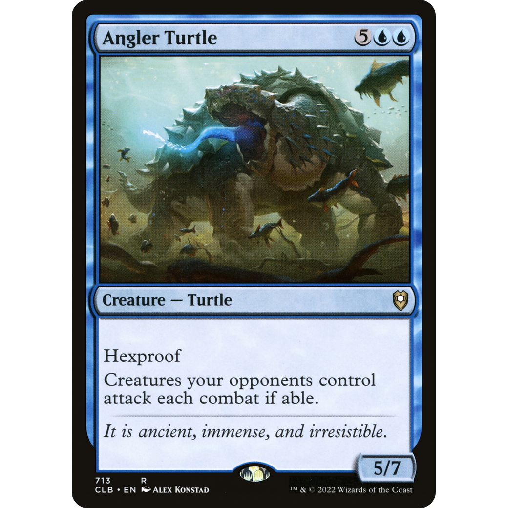 Angler Turtle (CLB-713) - Commander Legends: Battle for Baldur's Gate