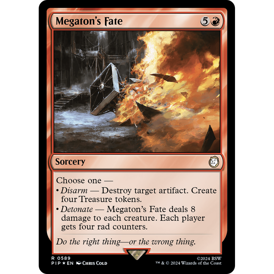 Megaton's Fate (PIP-589) - Fallout Foil