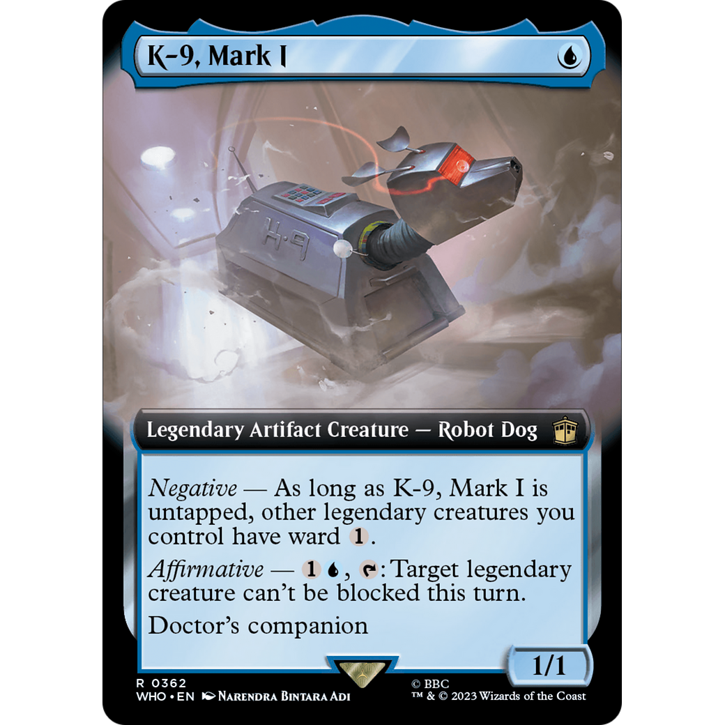 K-9, Mark I (Extended Art) (WHO-362) - Doctor Who: (Extended Art)