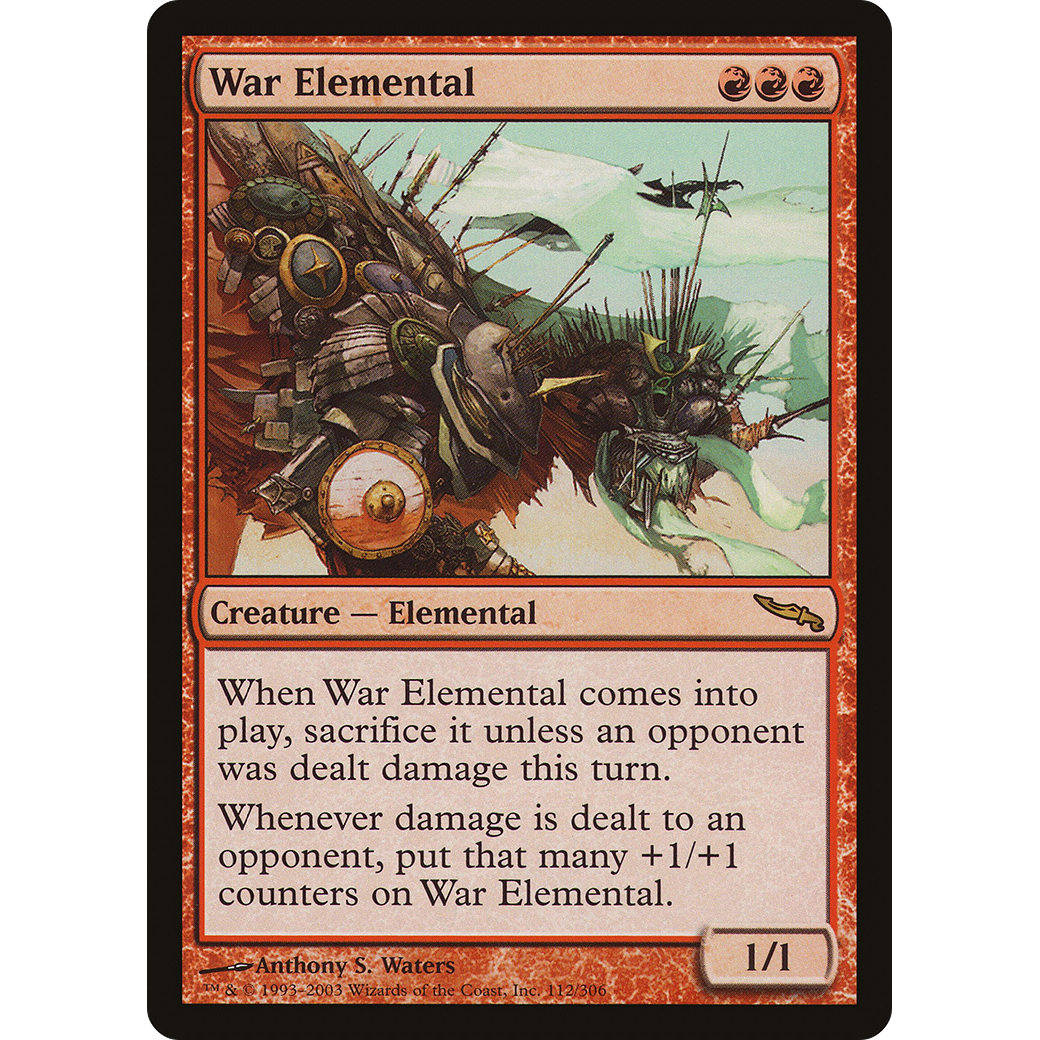 War Elemental (MRD-112) - Mirrodin Foil