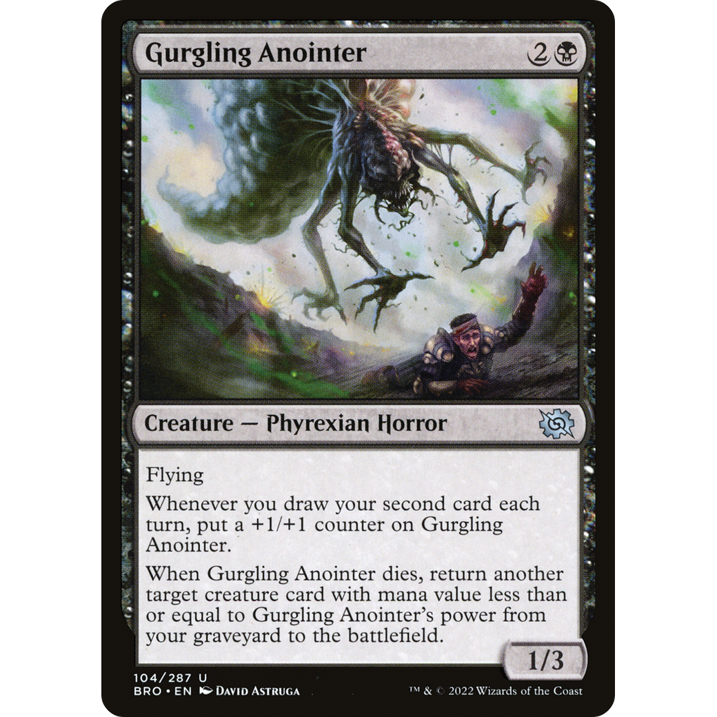 Gurgling Anointer (BRO-104) - The Brothers' War Foil