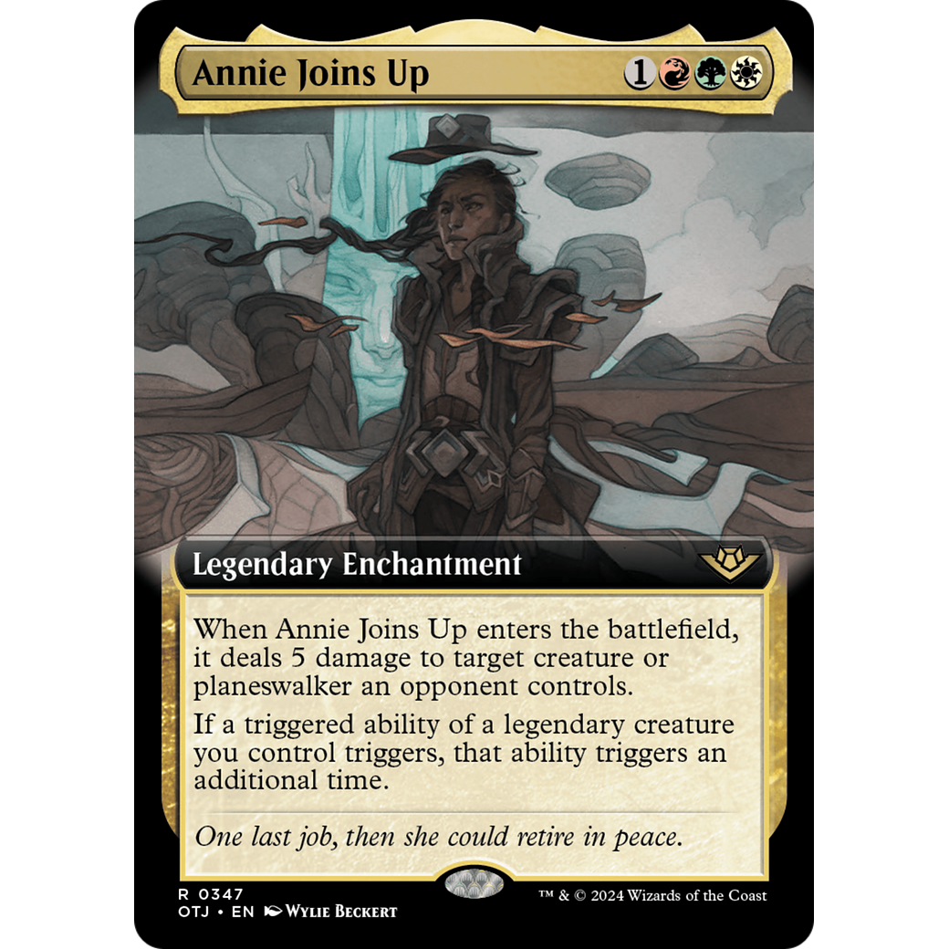 Annie Joins Up (OTJ-347) - Outlaws of Thunder Junction: (Extended Art)