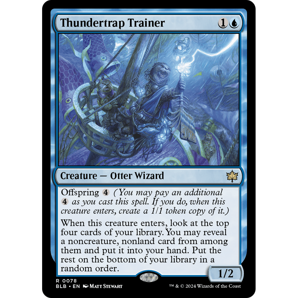Thundertrap Trainer (BLB-078) - Bloomburrow Foil