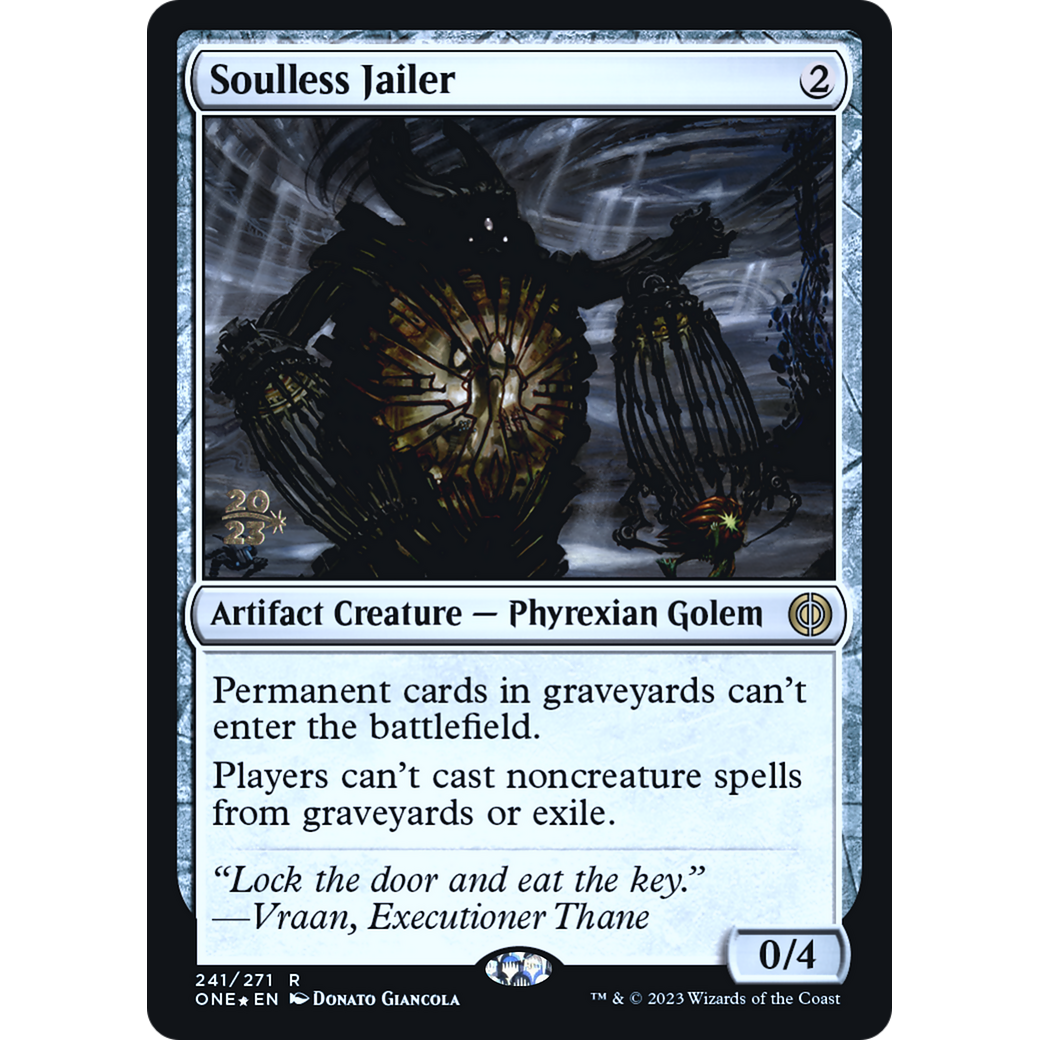 Soulless Jailer (PRE-241S) - Phyrexia: All Will Be One Promos Foil