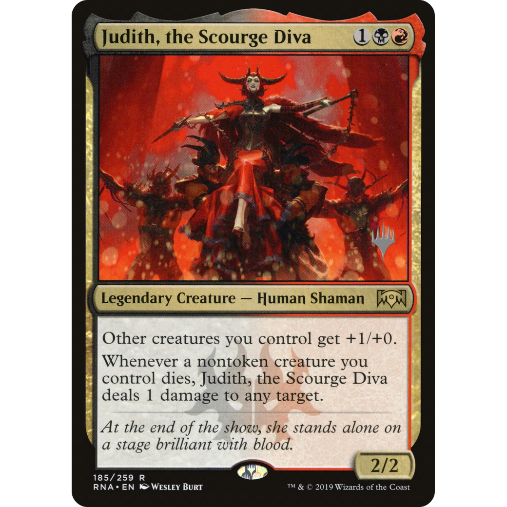 Judith, the Scourge Diva (PPELD-185) - Ravnica Allegiance Promos