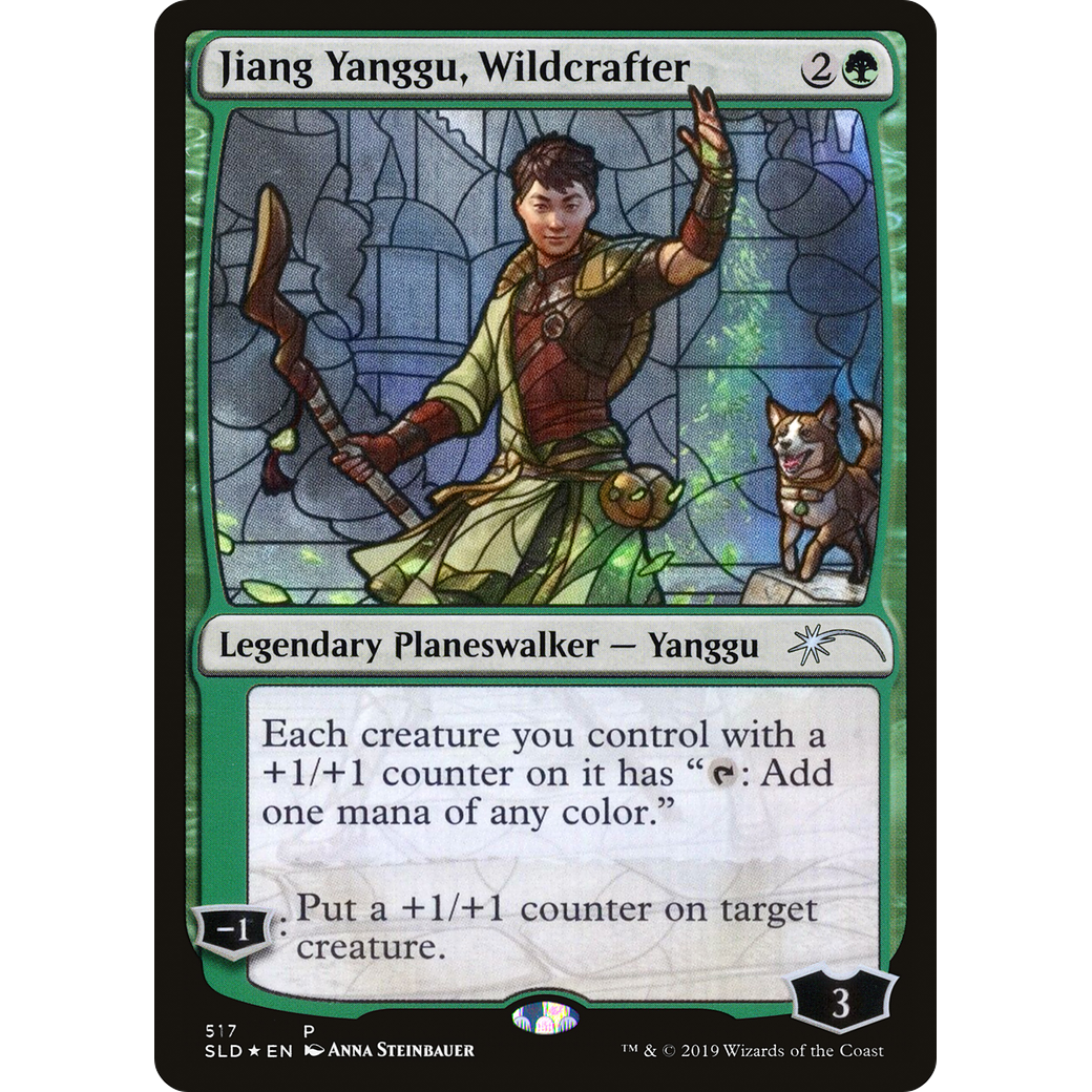 Jiang Yanggu, Wildcrafter (Stained Glass) (SLD-517) - Secret Lair Drop Foil