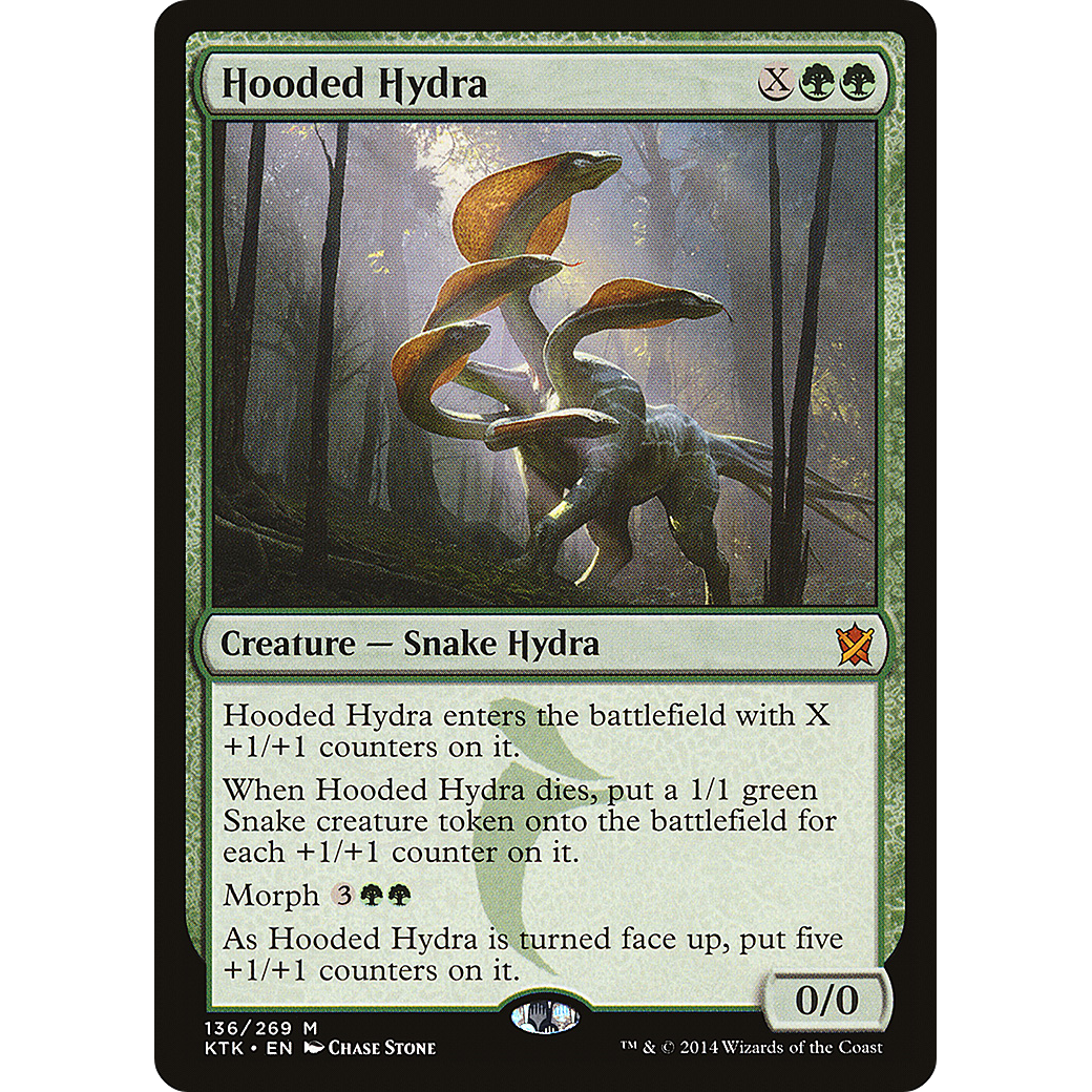 Hooded Hydra (KTK-136) - Khans of Tarkir Foil