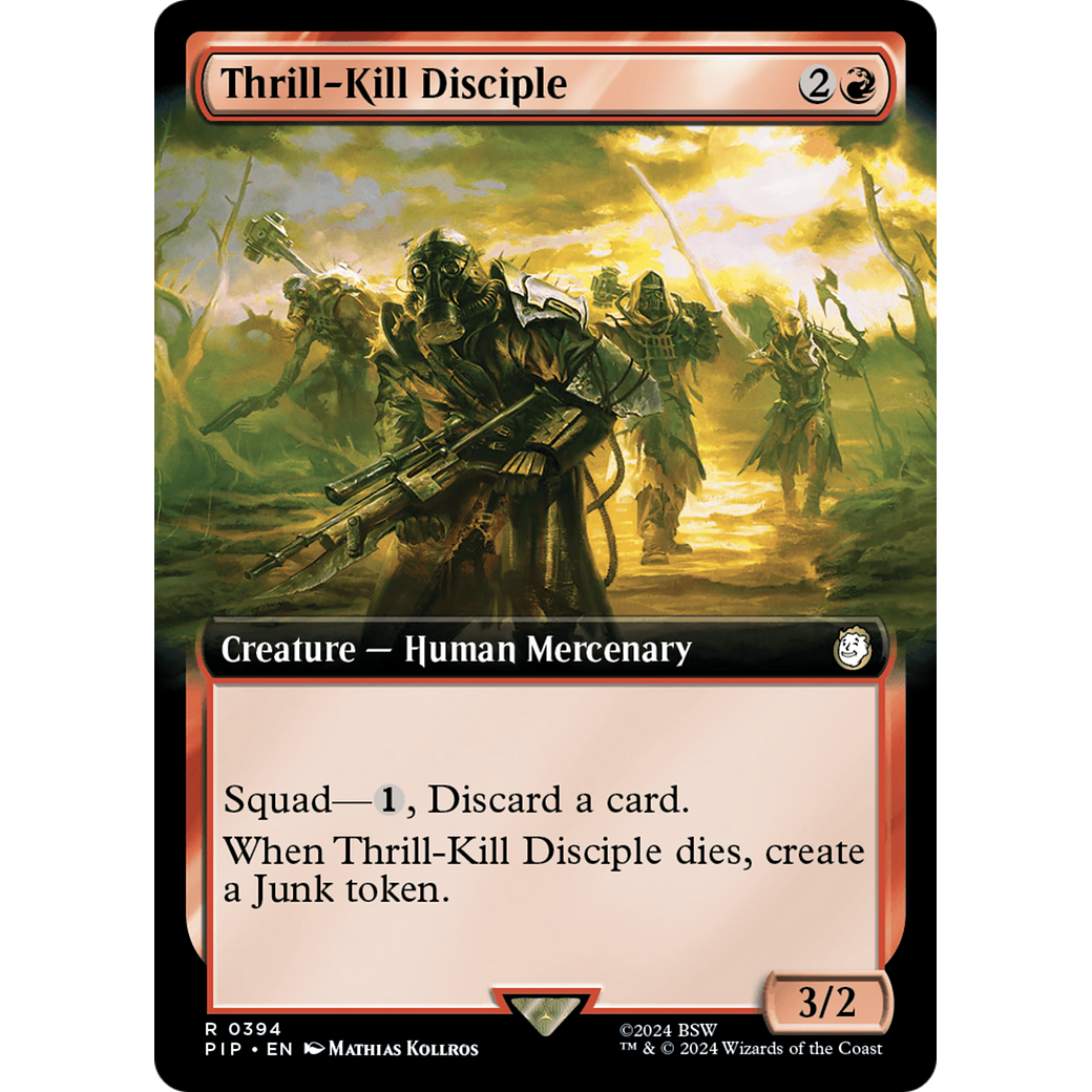 Thrill-Kill Disciple (PIP-394) - Fallout: (Extended Art) Foil