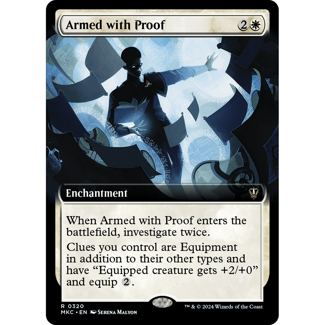 Armed with Proof (MKC-320) - Murders at Karlov Manor Commander: (Extended Art)