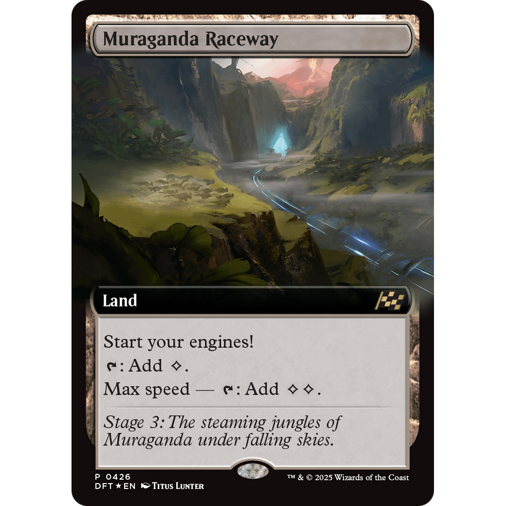 Muraganda Raceway (DFT-426) - Aetherdrift: (Extended Art) Foil
