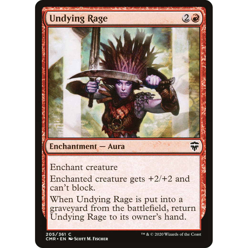 Undying Rage (CMR-205) - Commander Legends Foil