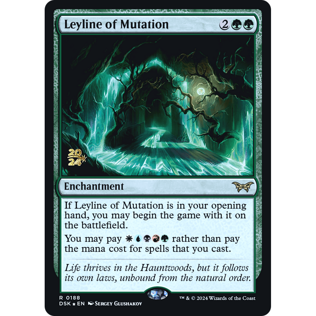 Leyline of Mutation (PRE-188S) - Duskmourn: House of Horror Promos Foil