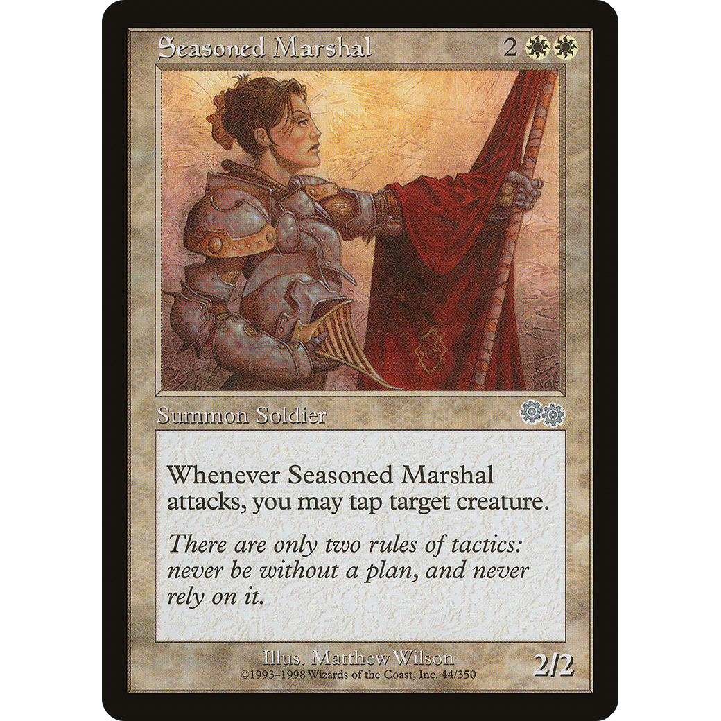 Seasoned Marshal (USG-044) - Urza's Saga